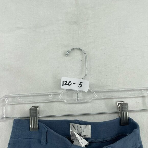 Tuff Rider Jods Riding PantsYouth Sz 6 Blue PullOn Starter Ultra Grip Knee Patch - Picture 13 of 13